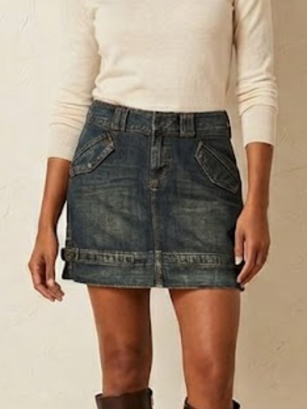 Express Jeans mini skirt jean size 2 Vintage